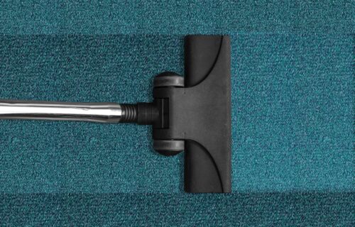 cleaning carpet